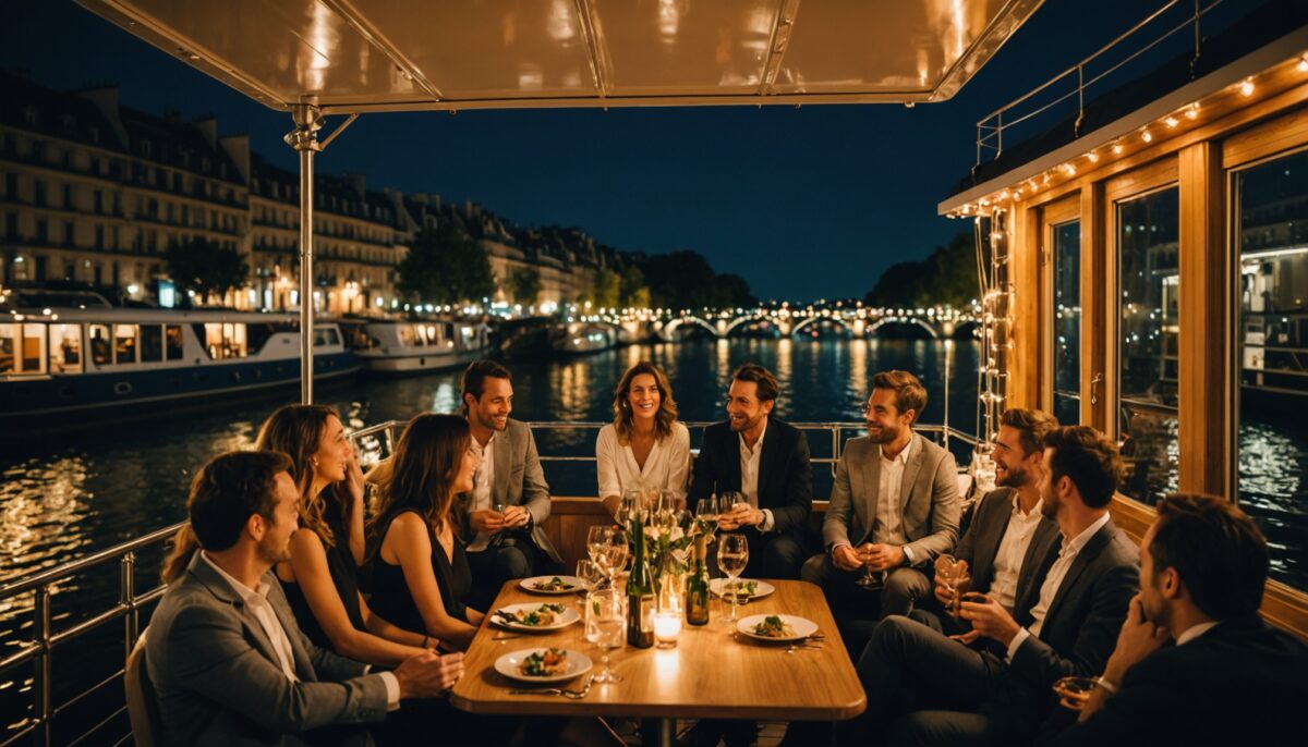 Découvrez 5 raisons incontournables de célébrer votre soirée sur une péniche à Paris