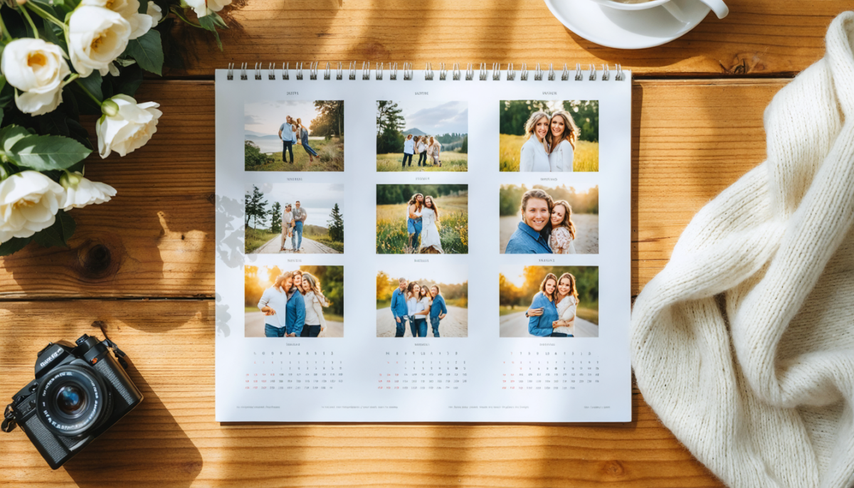 créez un calendrier photo unique pour sublimer vos souvenirs et transformer chaque mois en une véritable œuvre d'art personnalisée.